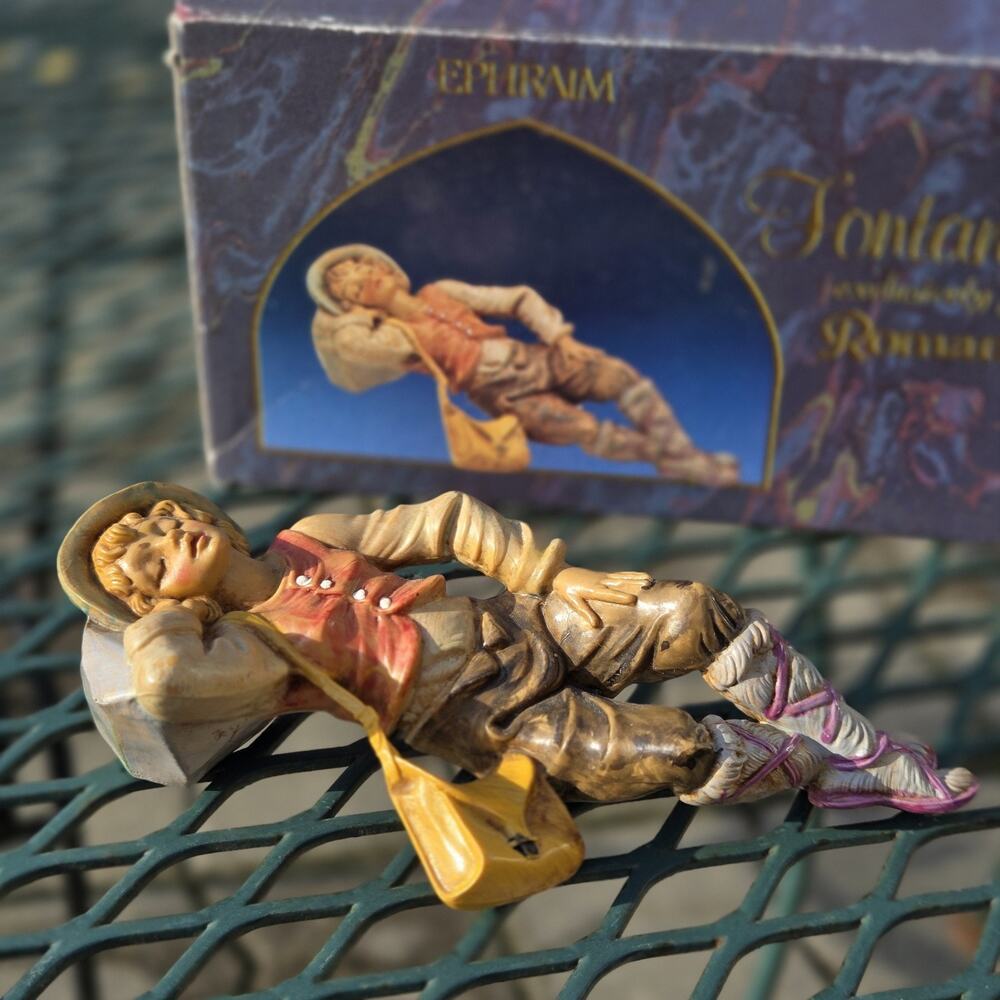 Fontanini Ephraim Sleeping Shepherd Figurine Christmas Nativity